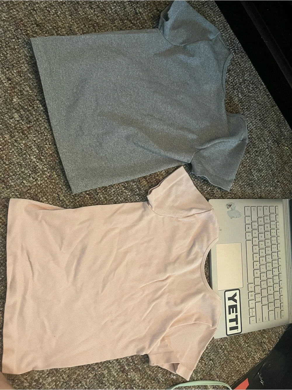 Kids Short Sleeve Tee - Pink and Gray